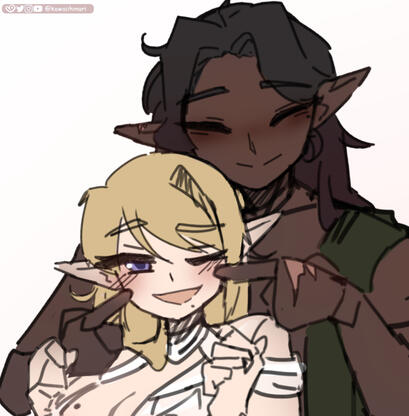 Flat-coloured Sketch